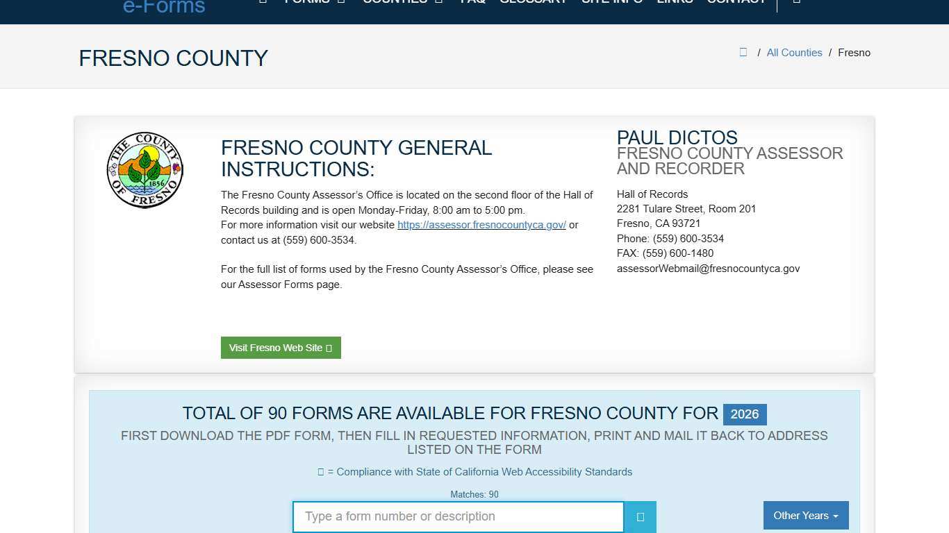 CAA e-Forms Service Center - fresno